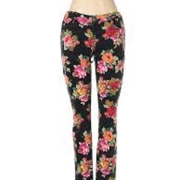 Women Vanilla Star Jeans Floral skinnies, 4 - Picture 1 of 8